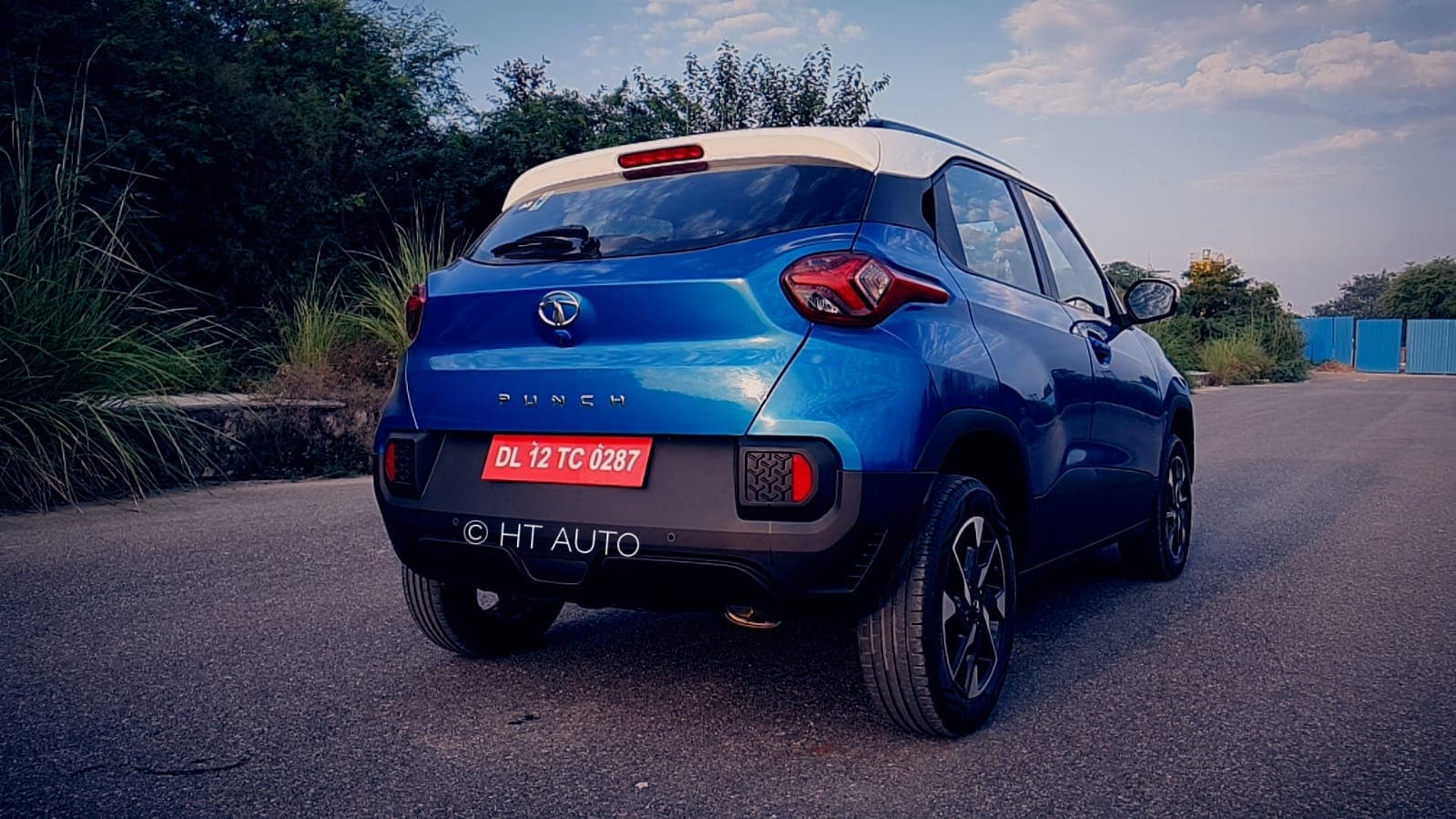 A look at the rear profile of Tata Punch.