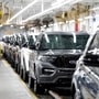 2020 Ford Explorer cars are seen at Ford's Chicago Assembly Plant in Chicago, Illinois, US. (REUTERS)