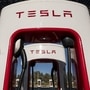 File photo of a Tesla Supercharging station (Bloomberg)