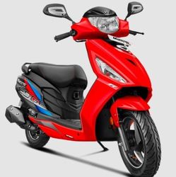 The newly introduced colour option on the Hero Maestro Edge 110 scooter has been named Scarlet Red and it comes in a mix of three different hues.