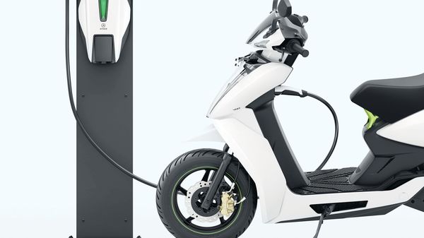 File photo of an electric two-wheeler used for representational purpose only. (MINT_PRINT)