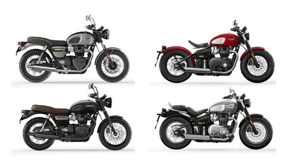 Triumph Motorcycles launches Gold Line and Special Edition Bikes in India