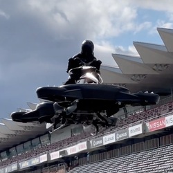 World’s first flying bike XTURISMO Limited Edition takes wings.