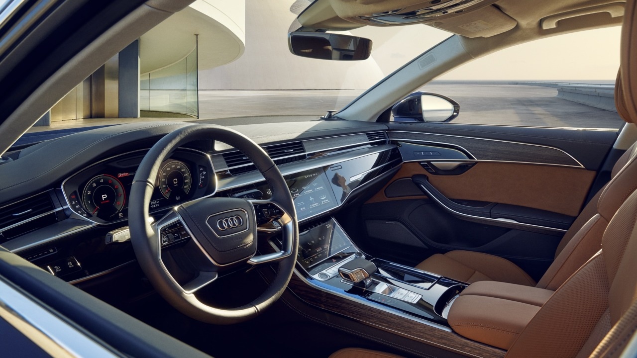 Audi A8 facelift has received a few subtle changes inside the cabin.