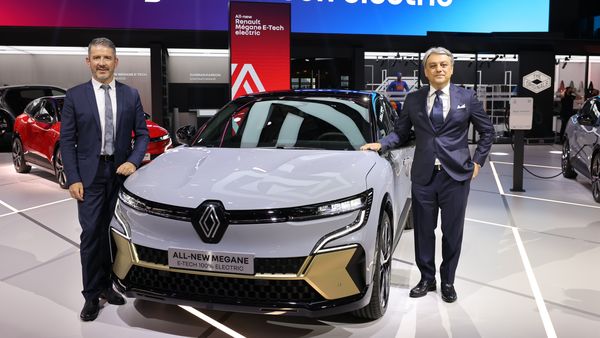 File photo of Renault Megane E-Tech Electric SUV at IAA Mobility 2021. (Twitter/Renault group)