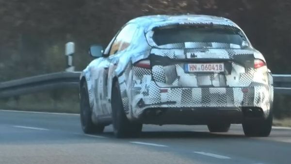 The car was spotted wearing a Levante skin. (Image: Youtube/walkoARTvideos)