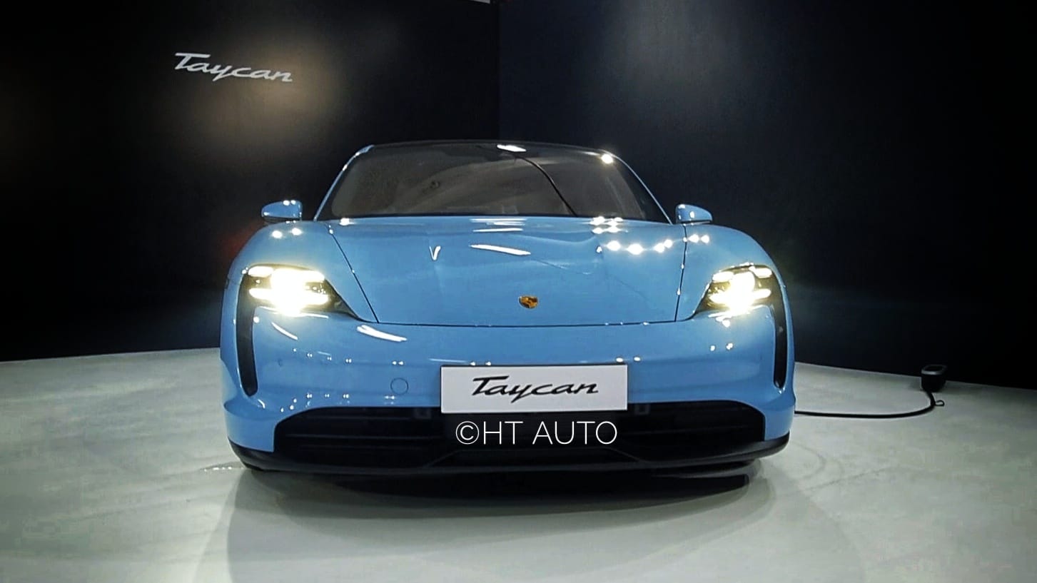 Porsche Taycan EV promises to be not just lightning quick but sparkling clean as well. The first every electric vehicle from Porsche, Taycan EV has been officially launched in India at a starting price of ₹1.50 crore. Porsche Taycan EV promises to be not just lightning quick but sparkling clean as well. The first every electric vehicle from Porsche, Taycan EV has been officially launched in India at a starting price of <span class='webrupee'>₹</span>1.50 crore.