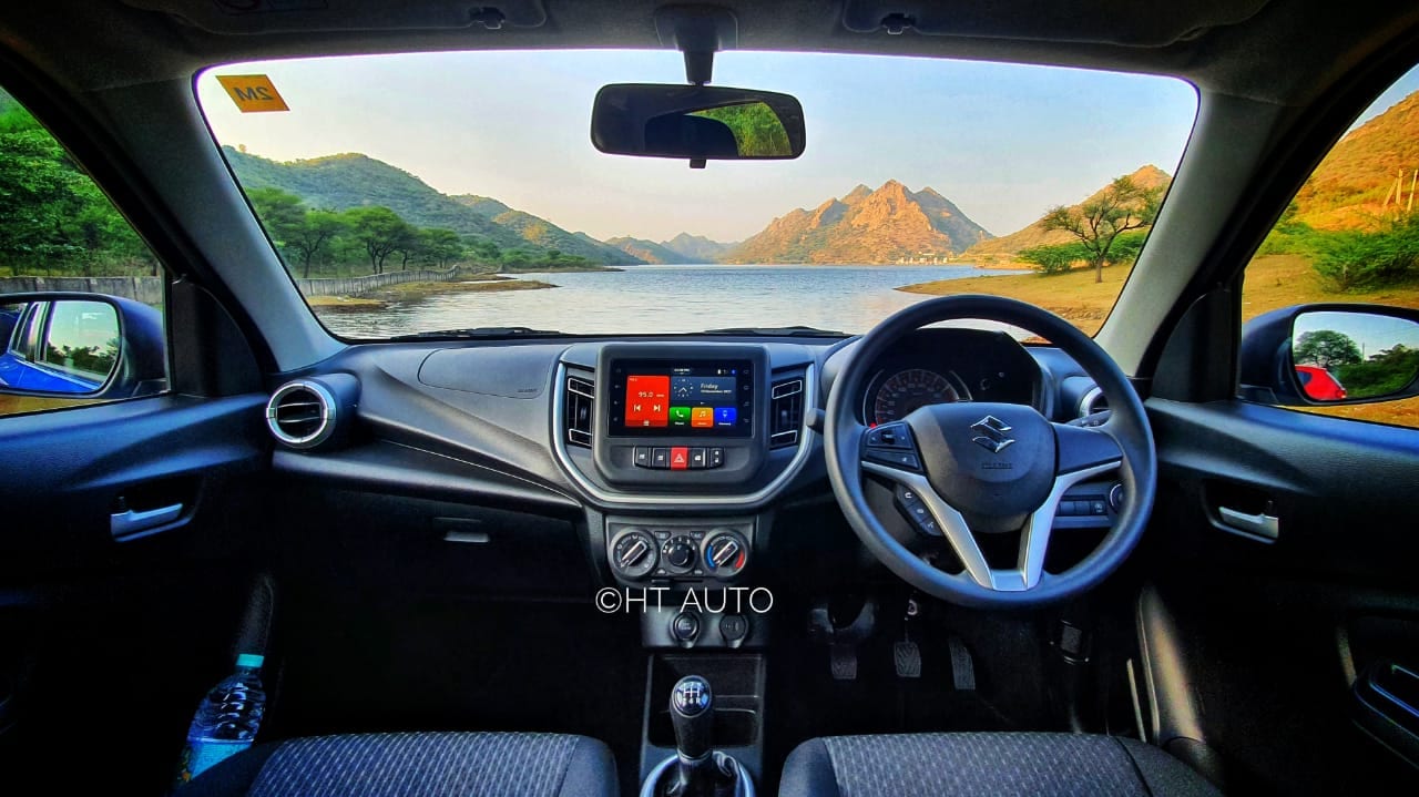 A look at the cabin layout of the new Maruti Suzuki Celerio.