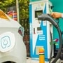 File photo of an electric vehicle being charged in Delhi NCR region used for representational purpose only. (HT_PRINT)