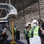 Union Minister Nitin Gadkari inaugurated the vehicle scrapping unit that has been jointly developed by Maruti Suzuki and Toyota in Noida on Tuesday. (Photo courtesy: Twitter/.@nitingadkari)