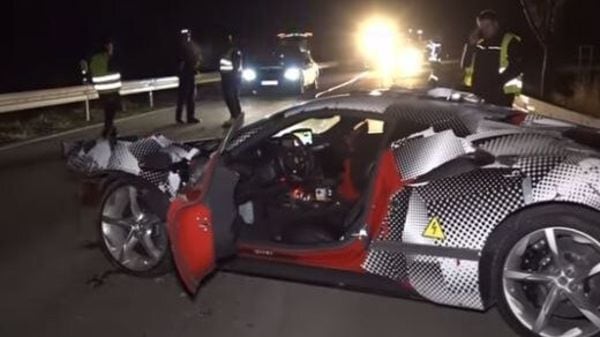 ferrari crash