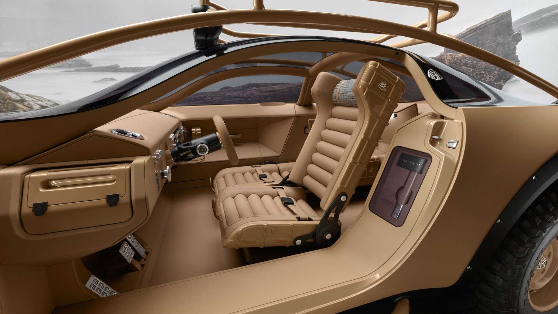Cabin of Project Maybach also comes with surprising design elements. Cabin of Project Maybach also comes with surprising design elements.