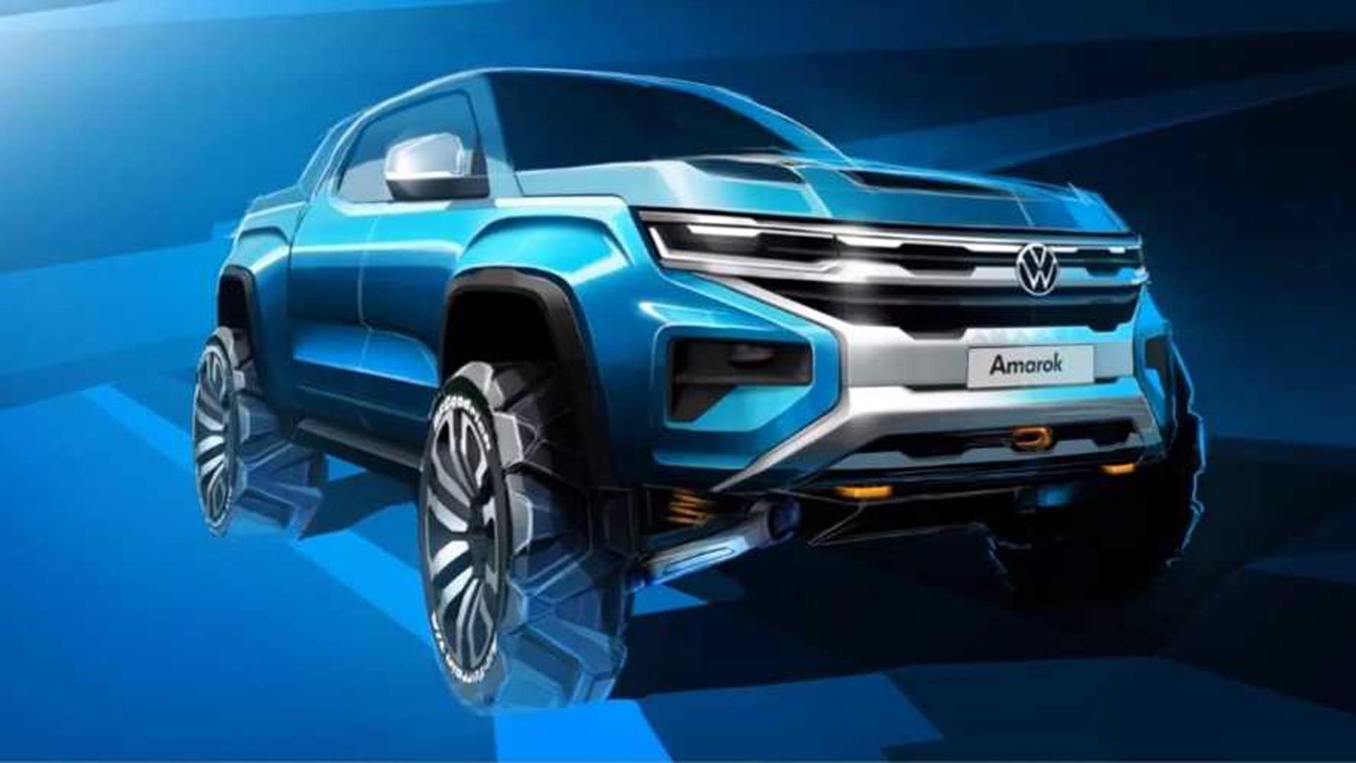 The latest Volkswagen Amarok will have a bolder face than ever before.