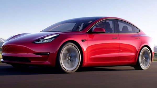 The Tesla Model 3 was saved from a major mishap.