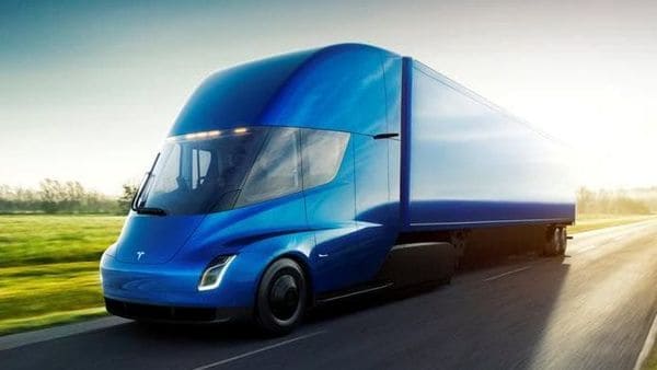The Tesla Semi is seen in a handout image released by the company on November 16, 2017.