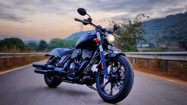 The new Indian Chief Dark Horse features a relatively simple design, but only in flesh does it reveal its true identity. (HT Auto/Prashant Singh)