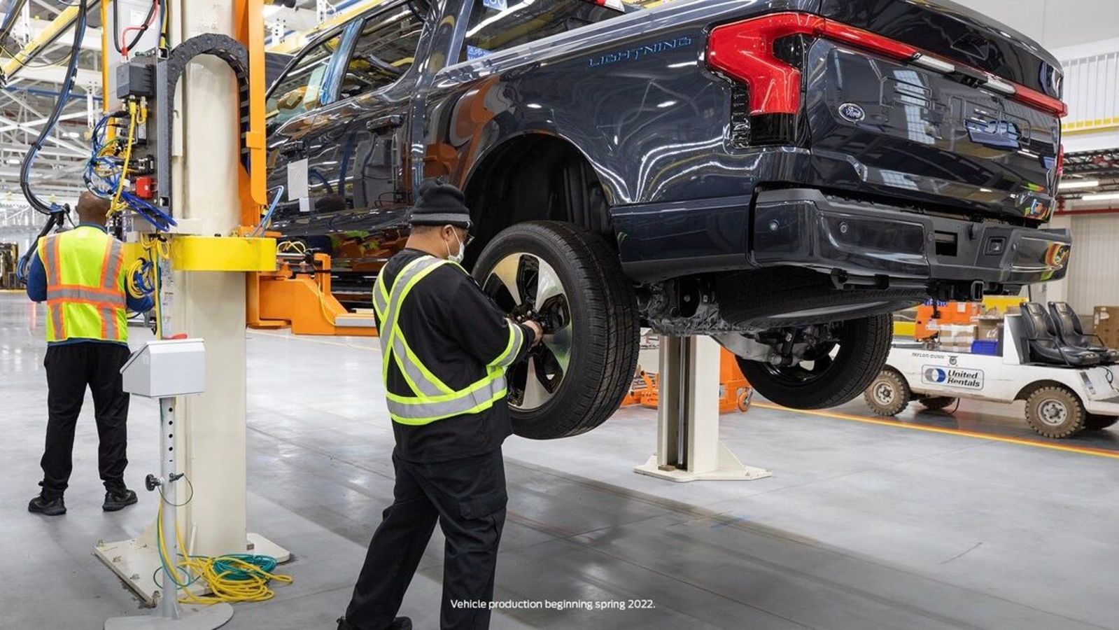 In struggle vs GM, Ford doubles manufacturing of its F-150 Lightning electrical pickup