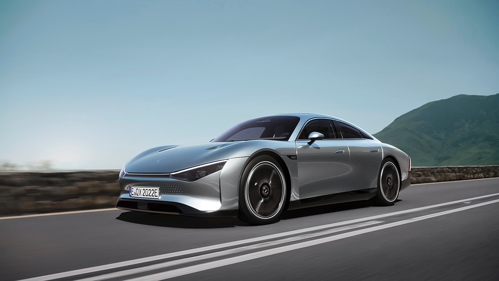 Mercedes Vision EQXX concept comes with a svelte design that is highly aerodynamic and sporty. Mercedes Vision EQXX concept comes with a svelte design that is highly aerodynamic and sporty.