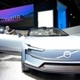 The Concept Recharge, a manifesto for Volvo Cars' future with Luminar's Iris lidar seamlessly integrated into the roofline, makes its North American debut at CES 2022 on Wednesday. (AP)