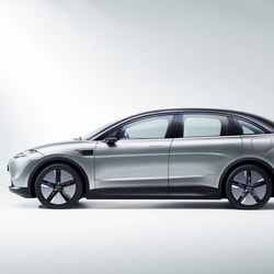 At CES 2022 on Tuesday, Sony showcased an electric SUV prototype called Vision-S 02.