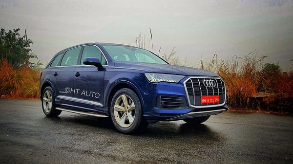 2022 Audi Q7 facelift SUV is expected to be launched by the end of this month. (Photo credit: Sabyasachi Dasgupta/HT Auto)