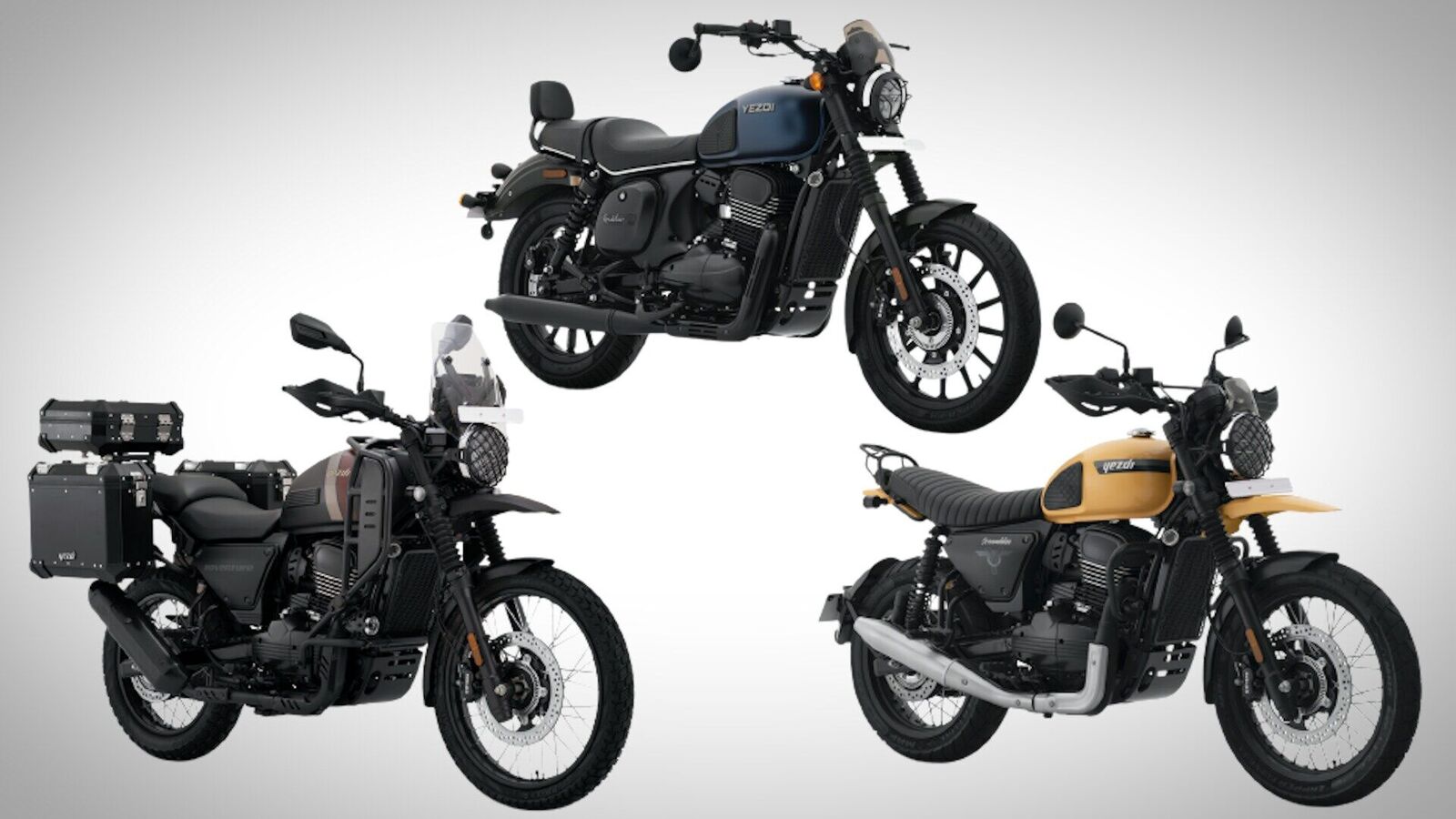 Yezdi Roadster Scrambler And Adventure Bikes Launched Price Features Specs Bike News