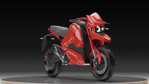 Red store power bike