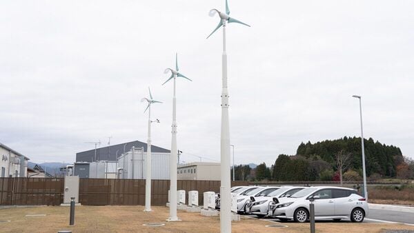 The energy management system is part of Nissan's Ambition 2030 vision through which the company is supporting the production of energy for local use. (Nissan)
