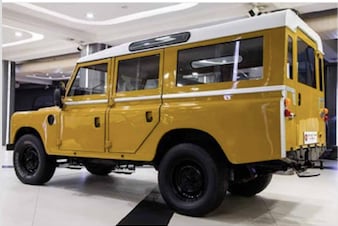 A look at the Land Rover 3 put up for online auction.