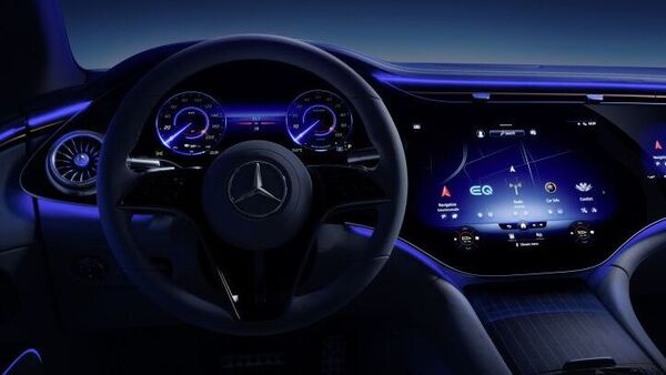 Representational image of the Mercedes-Benz EQS cabin. Representational image of the Mercedes-Benz EQS cabin.