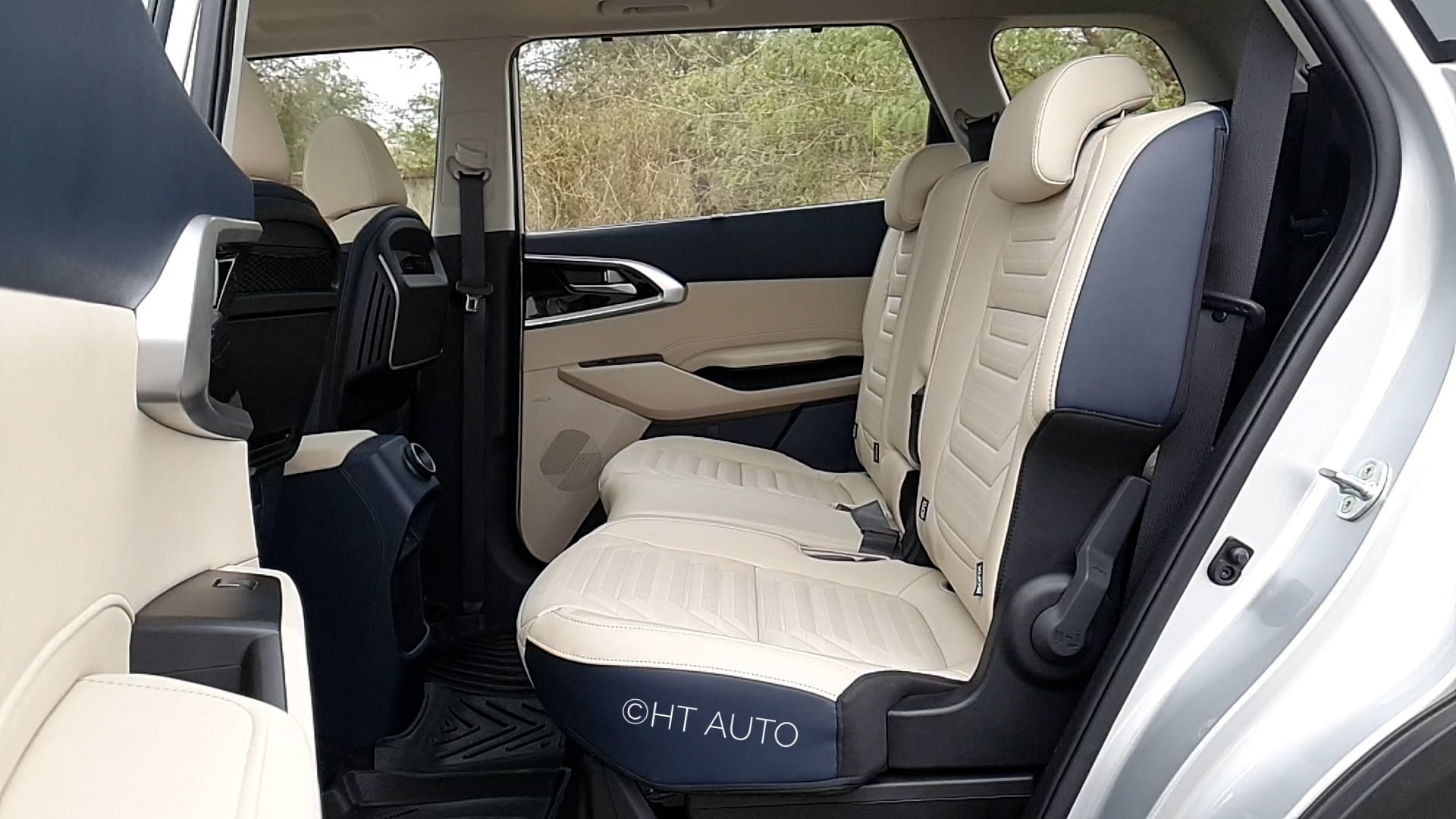 Carens from Kia is available in a six-seat layout but even in the seven-seat layout, three passengers in the middle row won't exactly be packed like sardines.