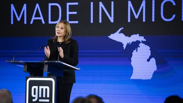 File photo of General Motors CEO Mary Barra.  (AFP)