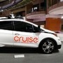Cruise AV, General Motor's autonomous electric Bolt EV is displayed in Detroit. Autonomous vehicle taxis are up and running in San Francisco and the public has been invited to try one out.&nbsp; (AP)