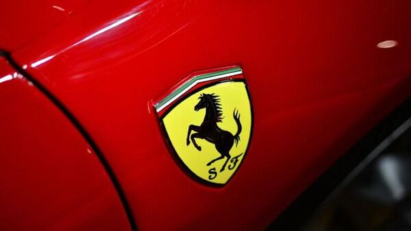 File photo of the Ferrari logo