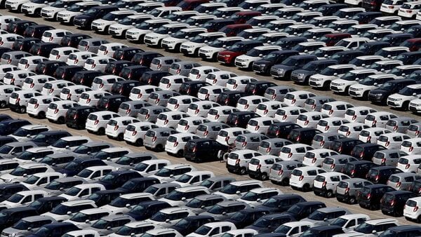 File photo: Cars are seen parked at Maruti Suzuki's plant at Manesar. (REUTERS)