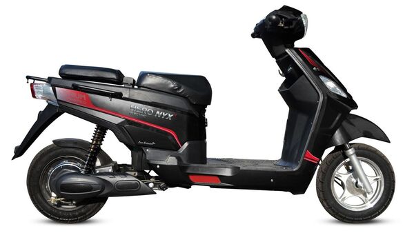 hero optima dual battery electric scooter