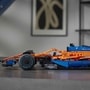 Side view of LEGO Technic McLaren Formula One race car (LEGO)