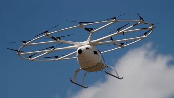 A prototype of an electrical air-taxi drone by German start-up Volocopter. (File photo) (REUTERS)