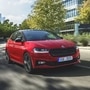 Skoda has unveiled its new fourth-generation Fabia Monte Carlo hatchback. The car has a sporty exterior with black body details.&nbsp; (Skoda)