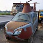 Guddu Sharma, a mechanic from Bihar, has modified an old Tata Nano car into a helicopter.&nbsp;