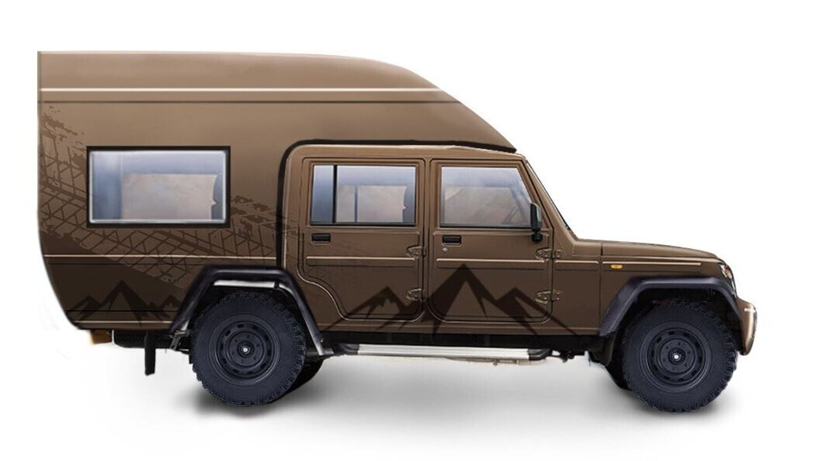 Mahindra Bolero luxury camper vehicle coming soon, complete with room for 4
