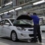 File photo: Workers assemble cars inside the Hyundai Motor India plant at Kancheepuram district in Tamil Nadu. (REUTERS)