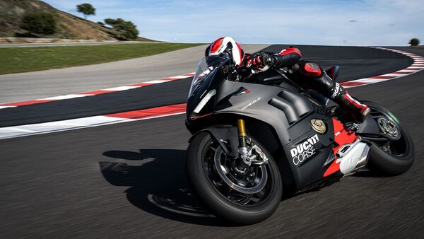 Ducati Panigale V4 SP2 unveiled as the top variant in the Panigale V4 family with MotoGP-derived engine delivering 216 hp.