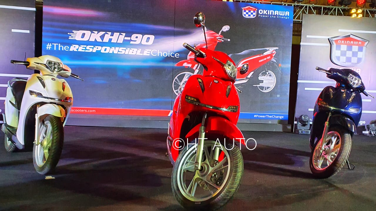 Okhi 90 from Okinawa Autotech is available in multiple colour choices. Okhi 90 from Okinawa Autotech is available in multiple colour choices.