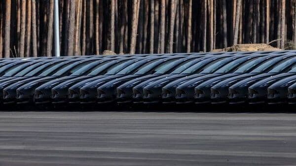File photo of parked Tesla electric vehicles. (Image used for representational purpose.) (REUTERS)
