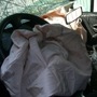 File photo of a proper airbag deployment during a vehicle crash used for representational purpose only.