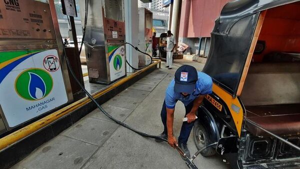 CNG price in Delhi gets another hike of ₹2.5 per kg on Wednesday. (HT_PRINT)