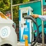 Representational image of a charging station for electric vehicles in Delhi NCR region. (HT_PRINT)