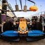 Life-size model of LEGO Technic McLaren Formula One race car