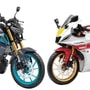 Yamaha MT-15&nbsp;Version 2.0 (L) and Yamaha YZF-R15M World GP 60th Anniversary Edition (R)